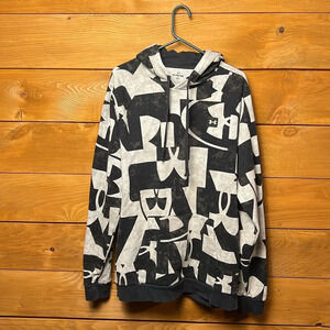 Under Armour‎ Men’s UA Rival Fleece Hoodie - 1373715 Black/Onyx White XLT pocket